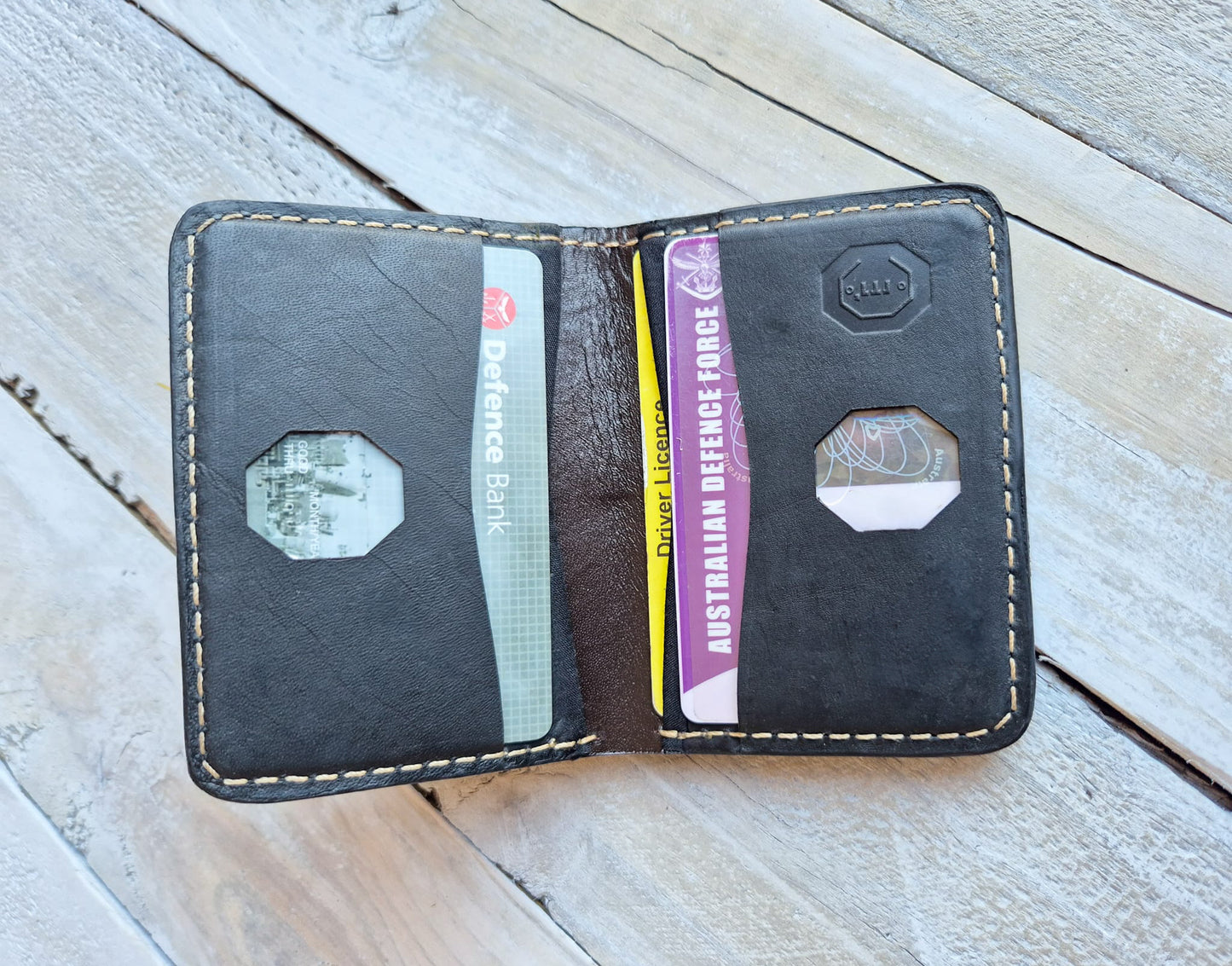 Billfold Wallet: Brown Pull-up