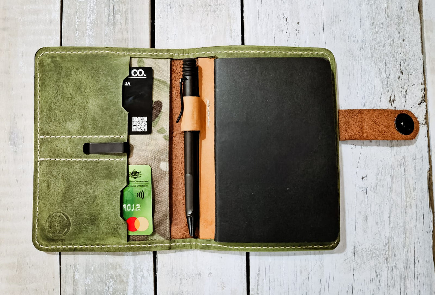 Fieldnote Leather Notebook Cover - Australia -Paratus Leather Co - Kapooka