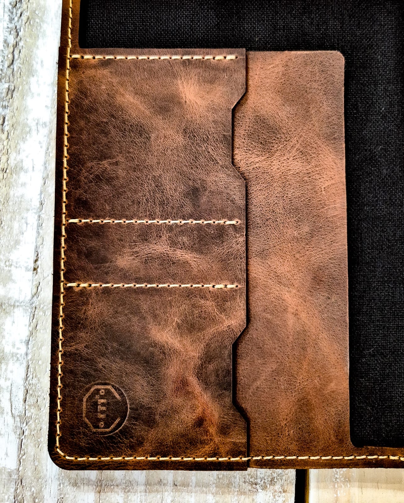 The Victoria: Brown Outer: Red Field Survey Notebook Cover