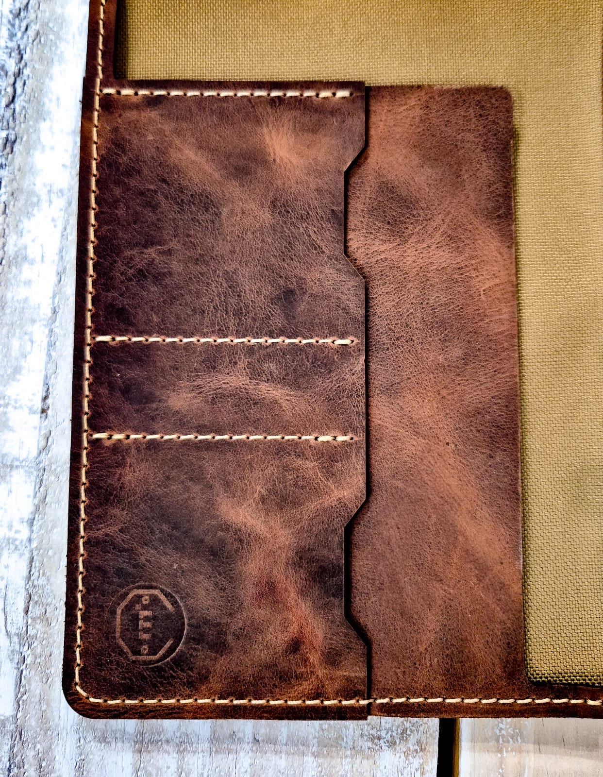 The Amberley: Saddle Tan Outer: A5 Notebook Cover