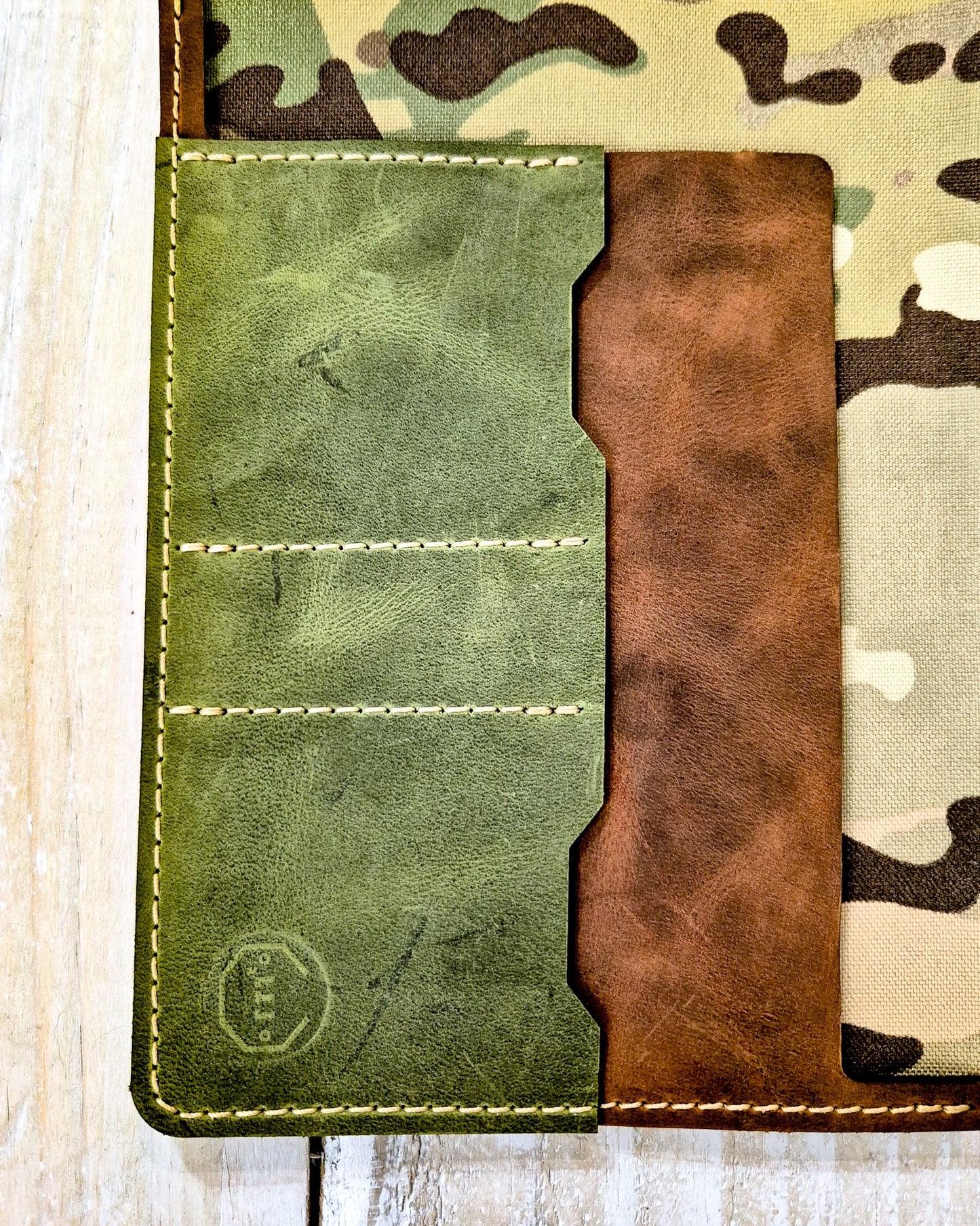 The Holsworthy: Olive Outer: Moleskine Lrg Notebook Cover