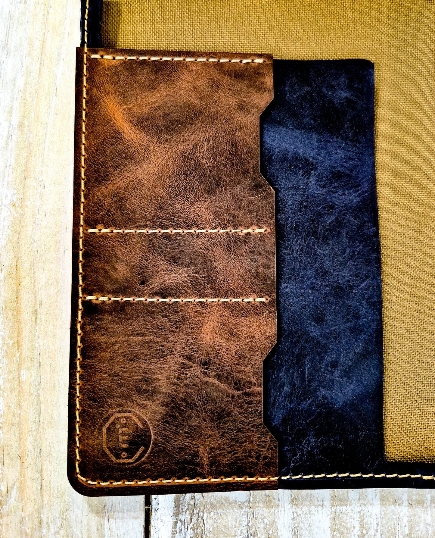 The Holsworthy: Blue Outer: Moleskine Lrg Notebook Cover