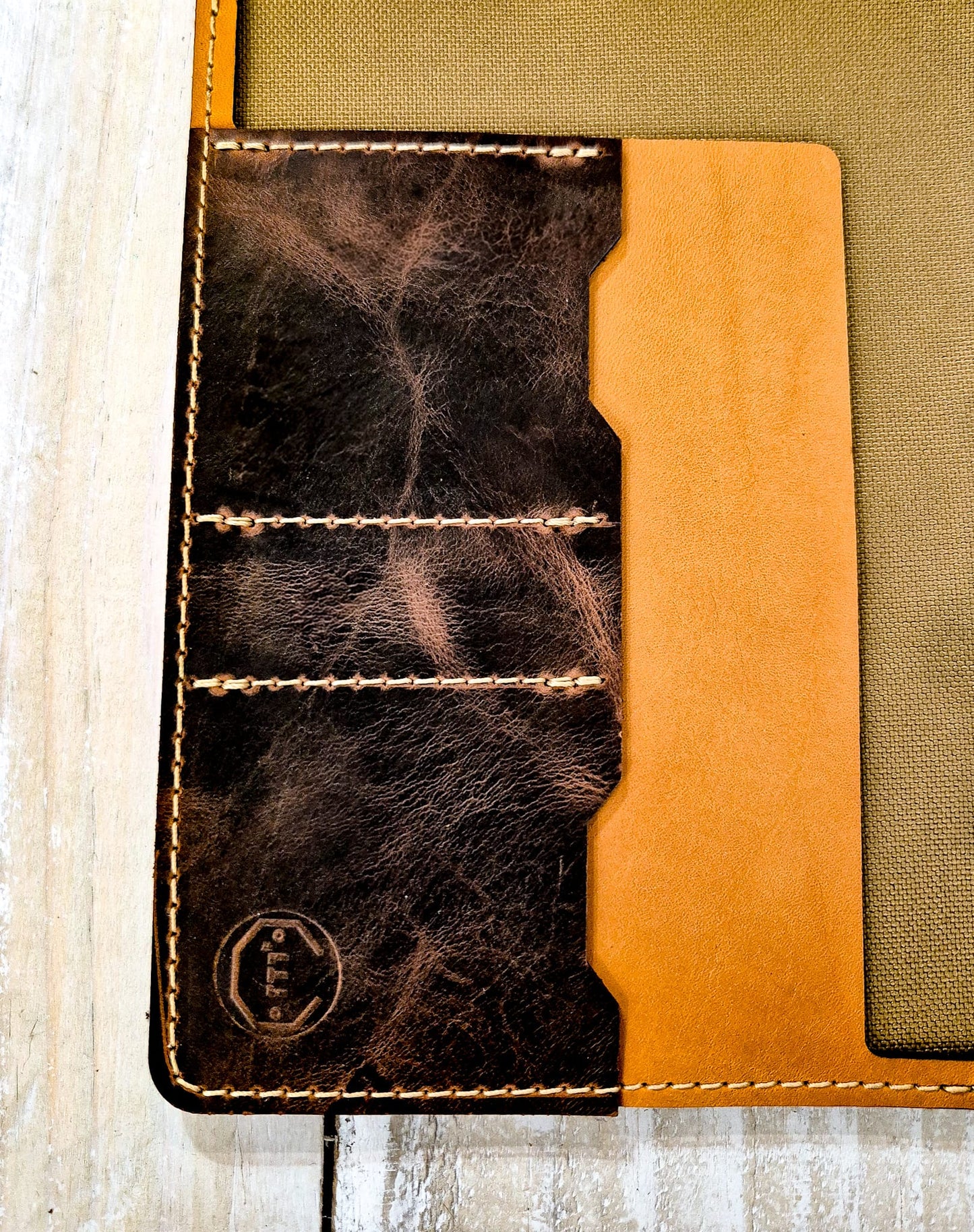 The Amberley: Saddle Tan Outer: A5 Notebook Cover