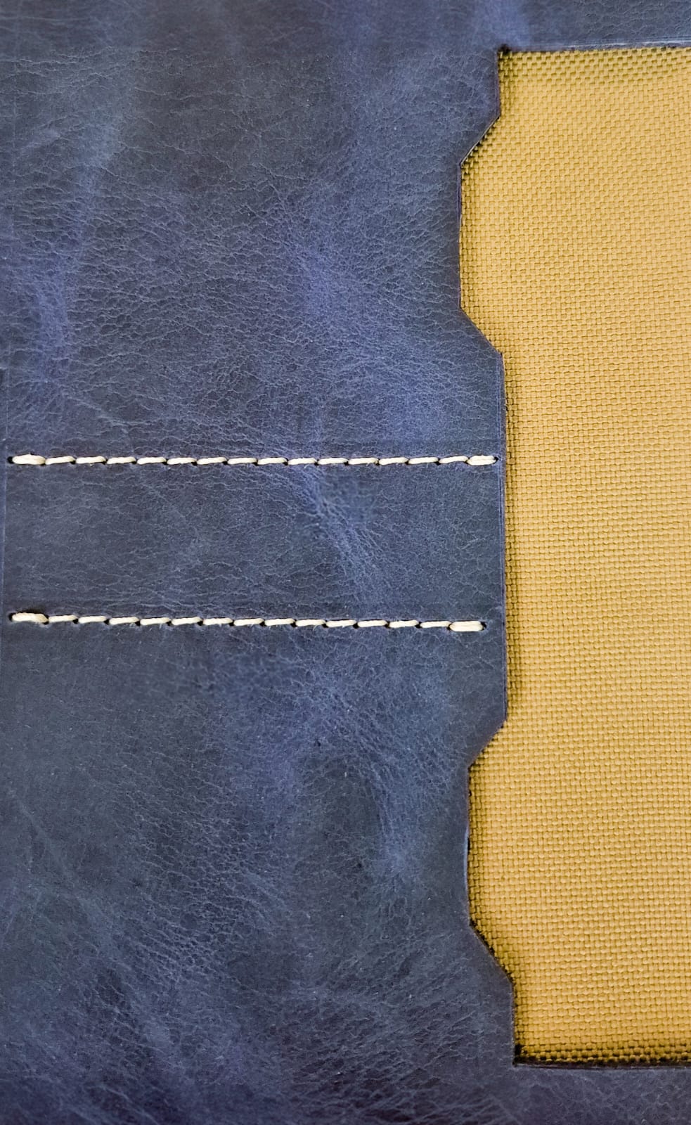 The Robertson: Blue Outer: A6 Notebook Cover