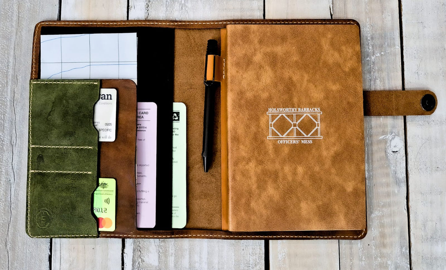 Moleskine Large Leather Notebook Cover - Australia -Paratus Leather Co