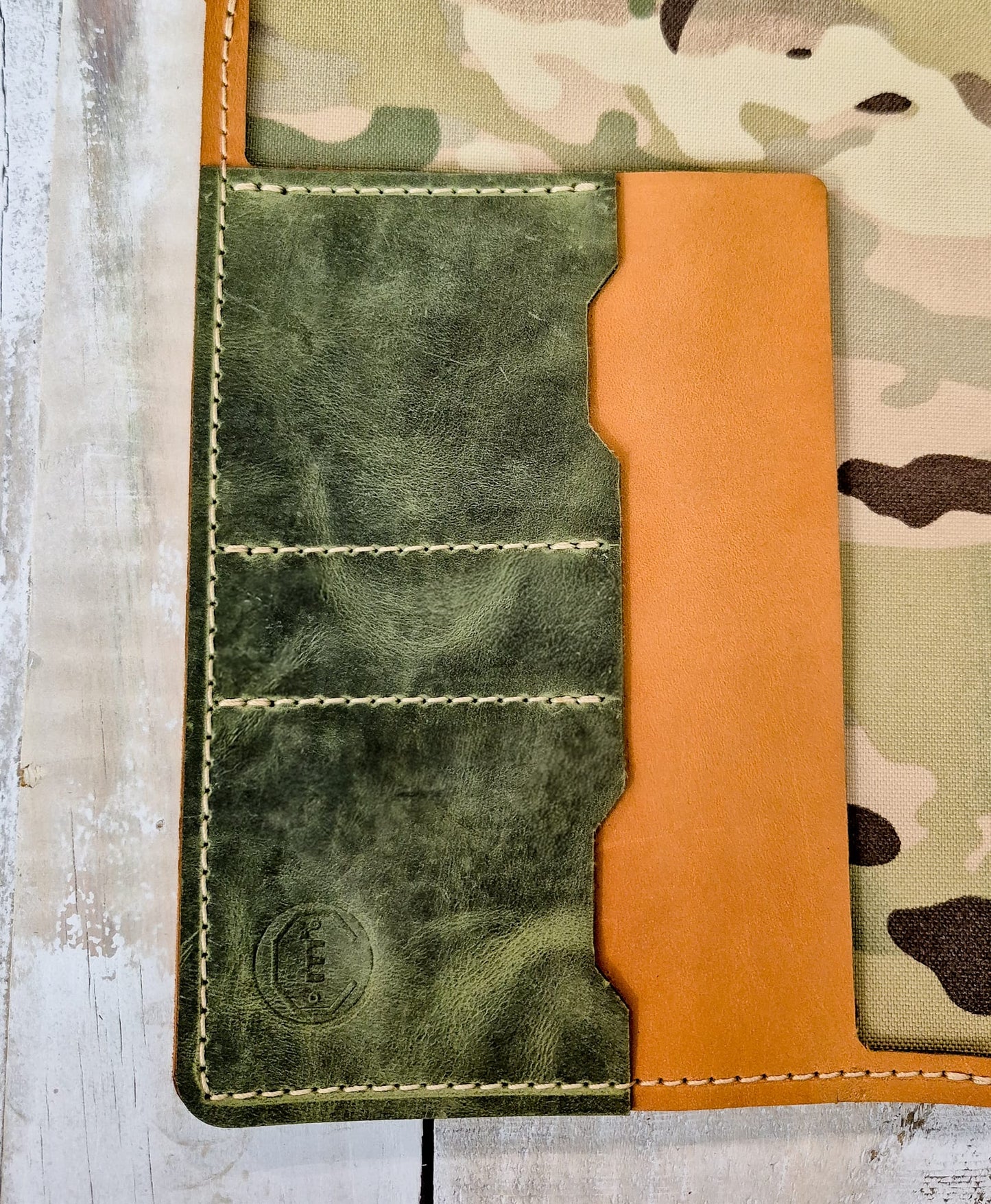 The Holsworthy: Saddle Tan Outer: Moleskine Lrg Notebook Cover