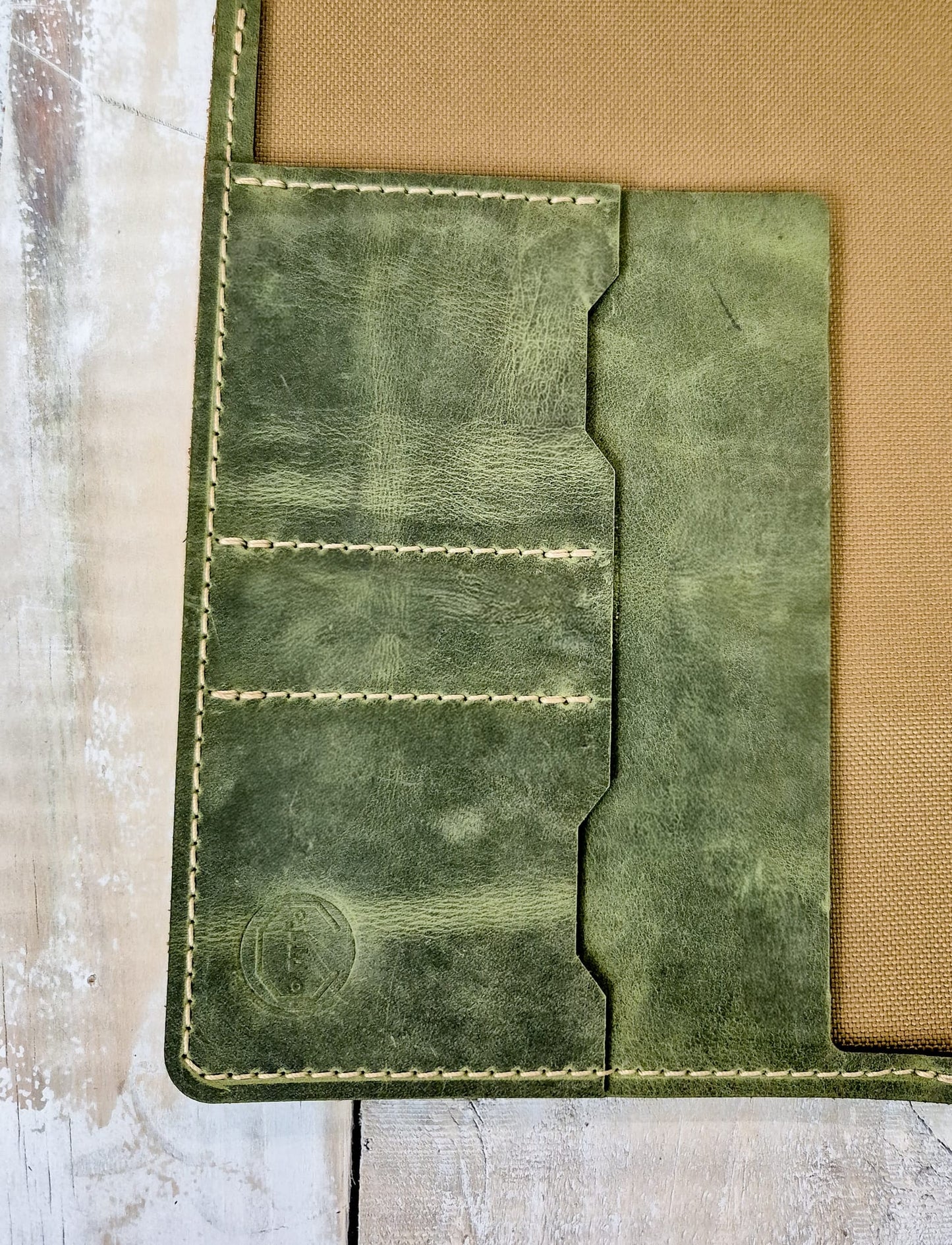 The Amberley: Olive Outer: A5 Notebook Cover