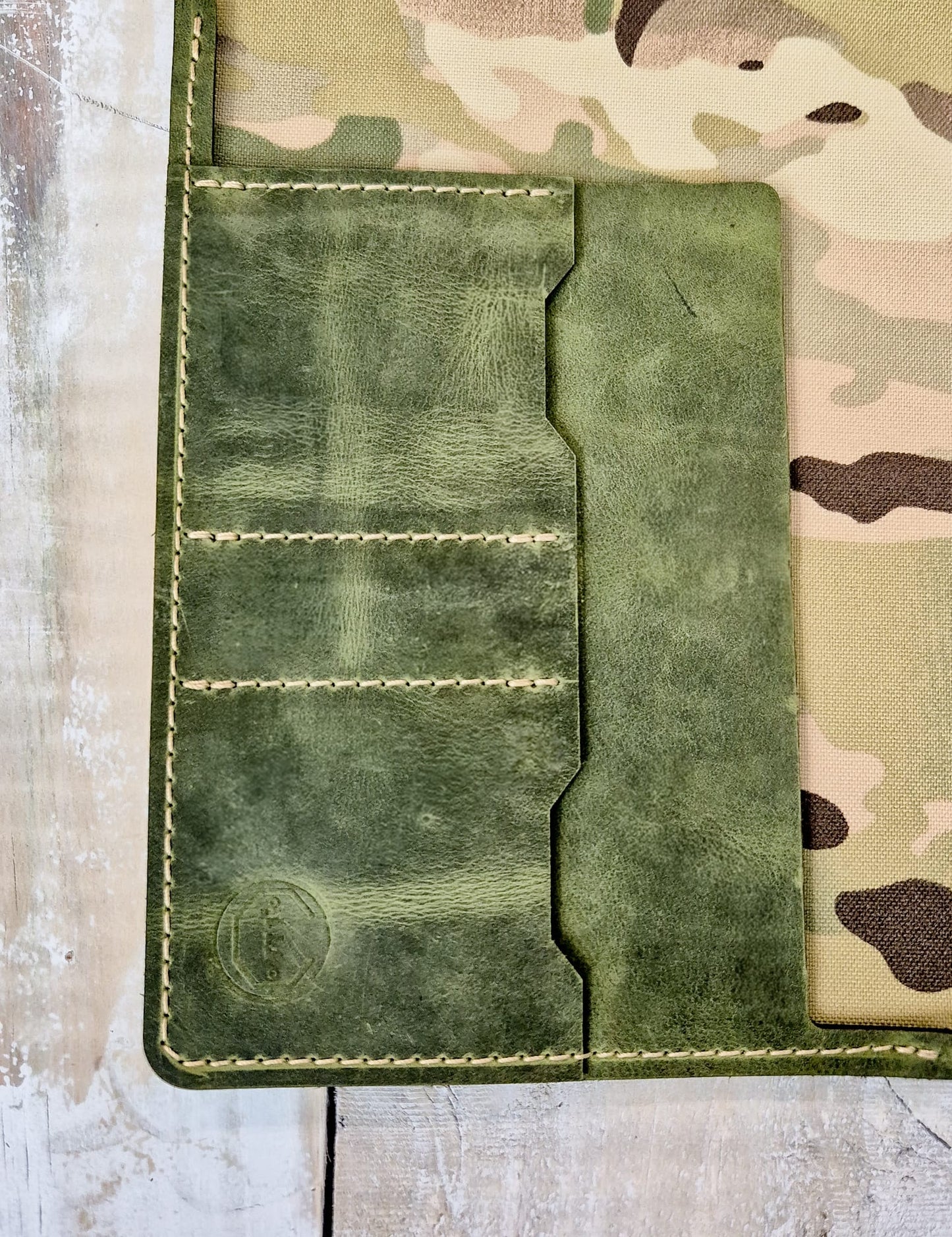 The Amberley: Olive Outer: A5 Notebook Cover