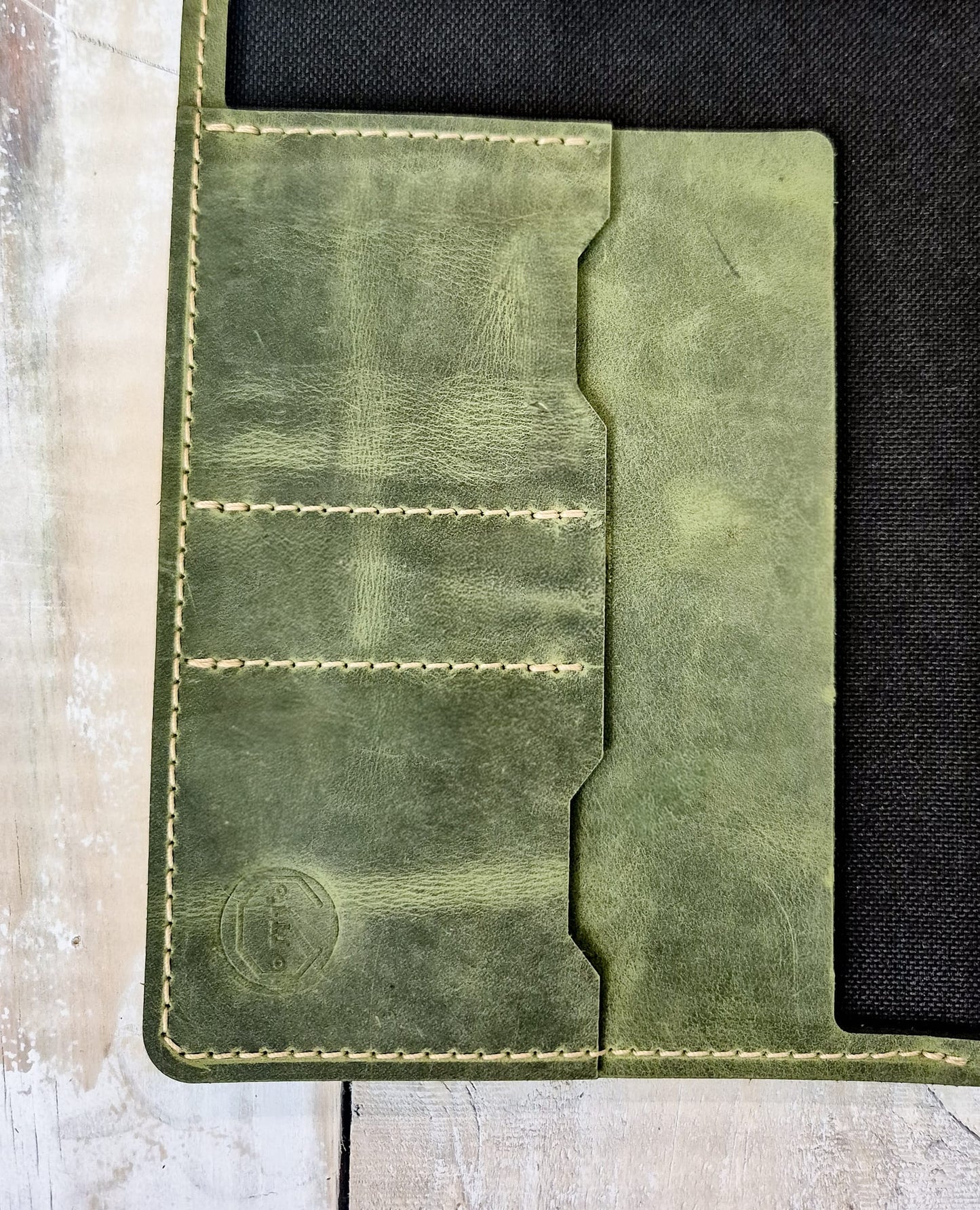 The Amberley: Olive Outer: A5 Notebook Cover