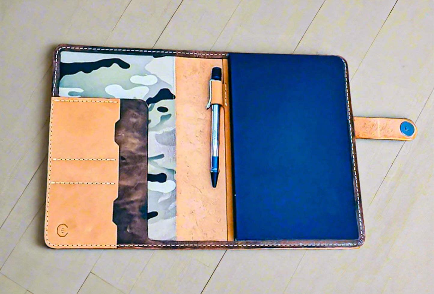 Moleskine Large Leather Notebook Cover - Australia -Paratus Leather Co