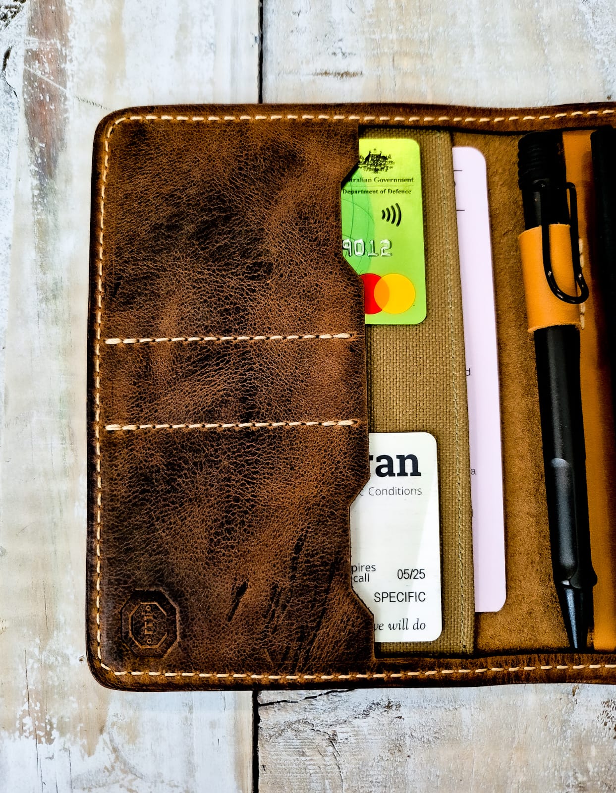 A6 Leather Notebook Cover - Australia -Paratus Leather Co