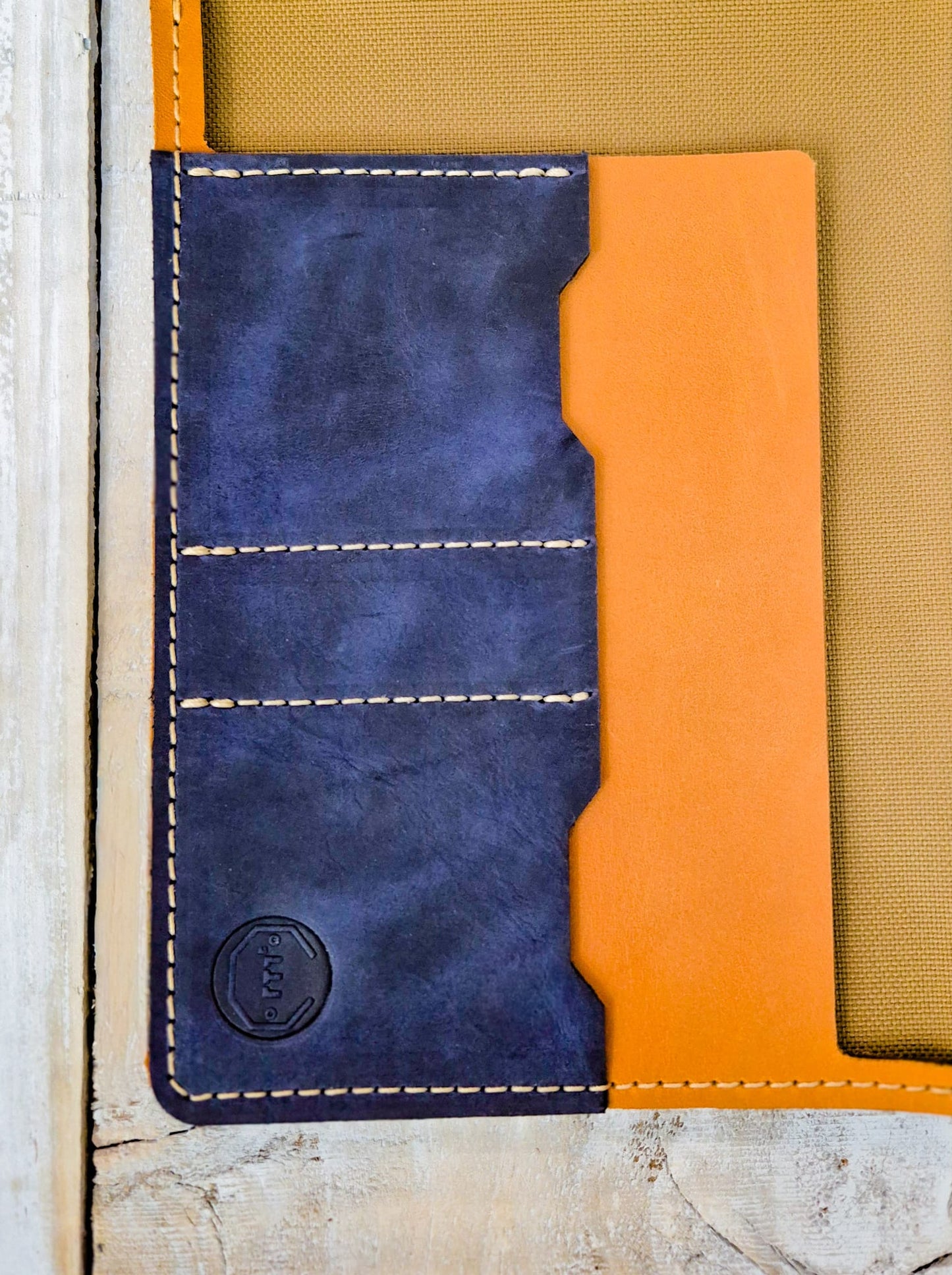 The Holsworthy: Saddle Tan Outer: Moleskine Lrg Notebook Cover