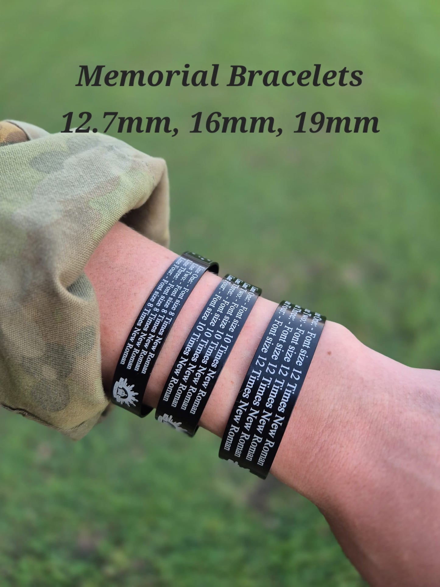 Memorial Bracelet Band (12.7mm)