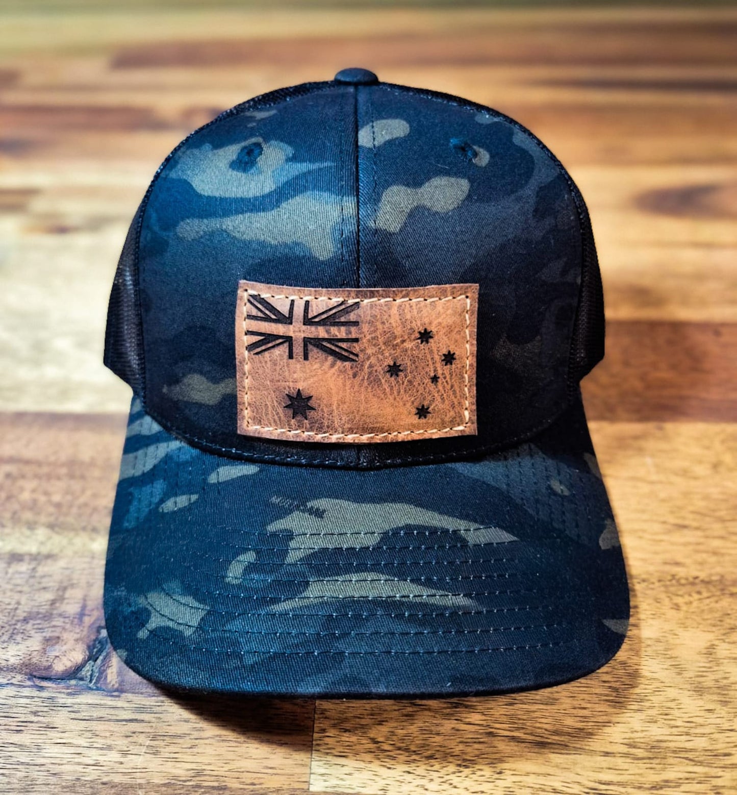 Custom Leather Patch Cap
