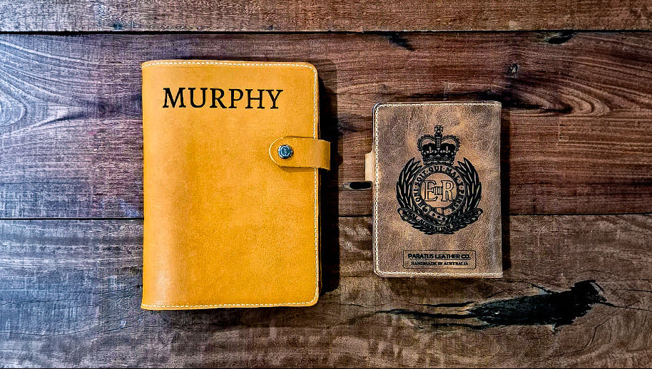 Secured Leather Notebook Cover - Paratus Leather Co - RAE