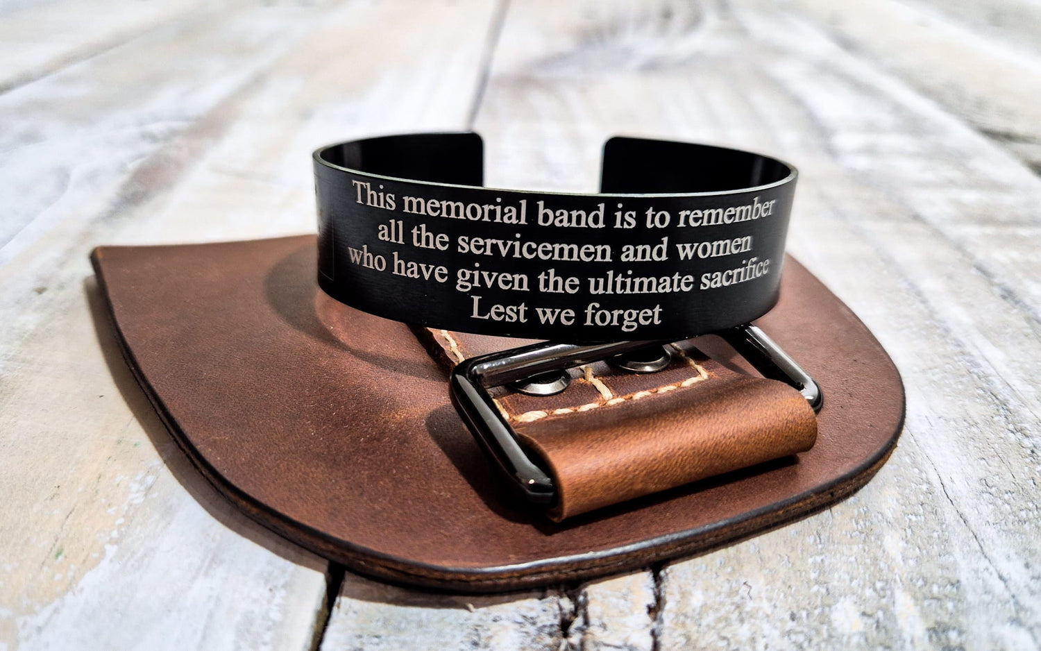 Memorial Bracelet Band - ADF, emergency Services, Defence Force, Veteran - Australia
