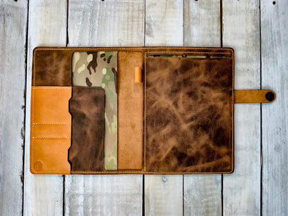 The Victoria: Brown Outer: Red Field Survey Notebook Cover