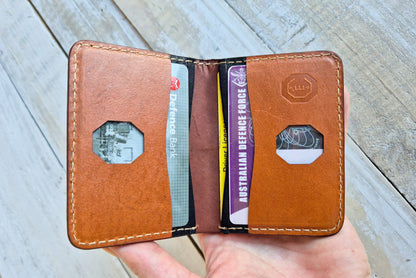 Billfold Wallet: Tan Pull-up