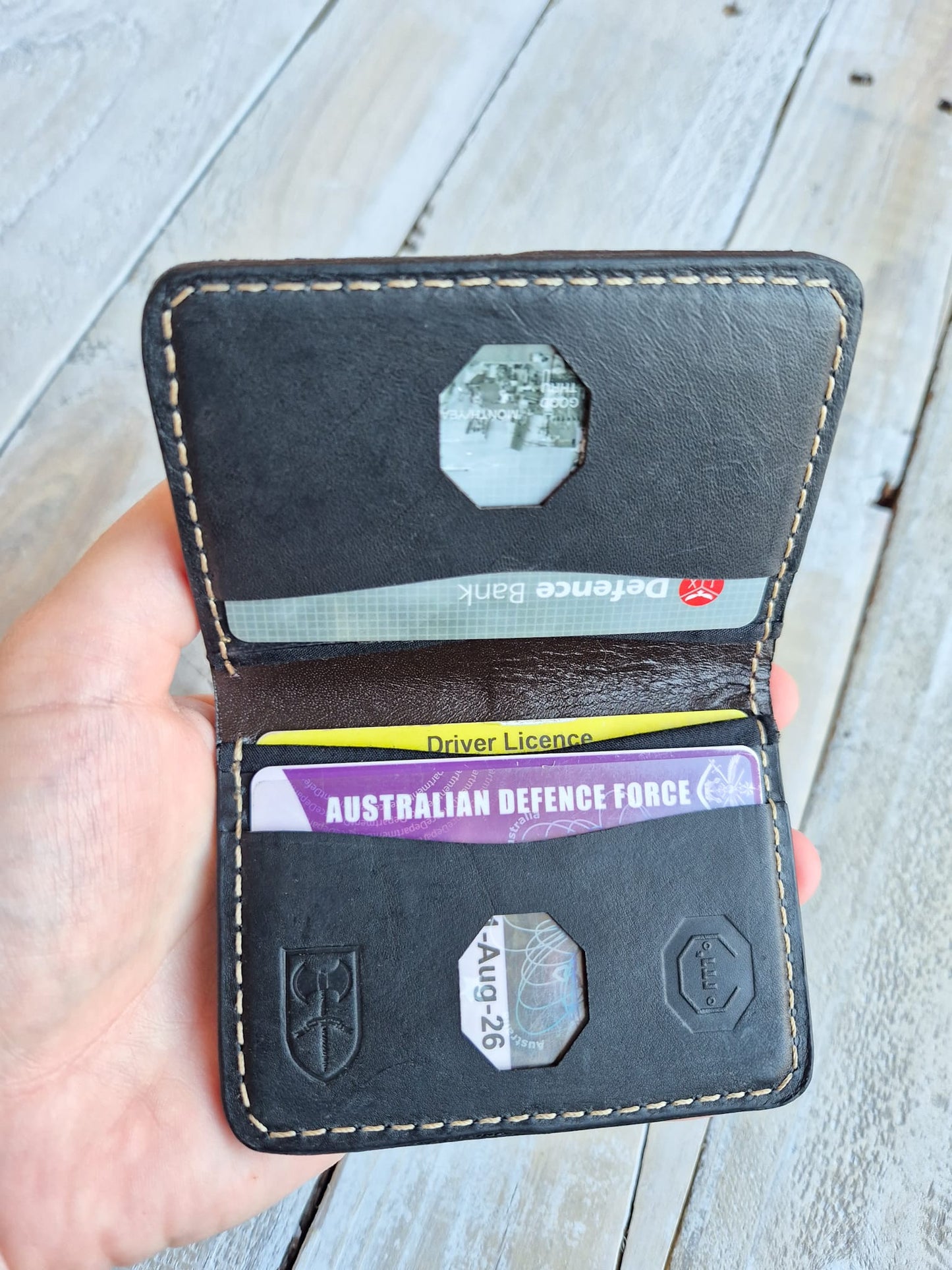 Billfold Wallet: Tan Pull-up