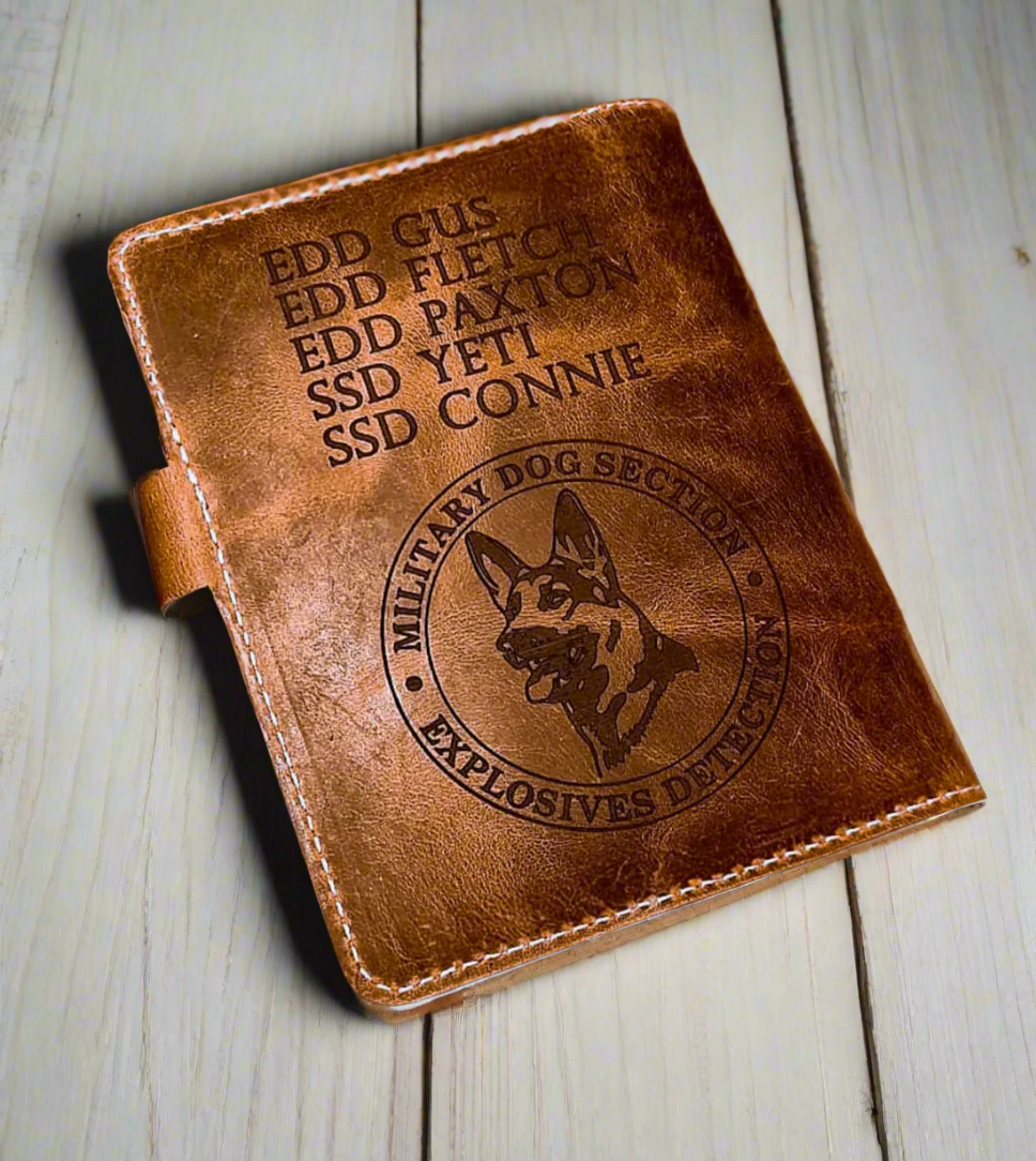A6 Leather Notebook Cover - Australia -Paratus Leather Co