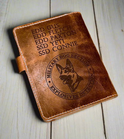 A6 Leather Notebook Cover - Australia -Paratus Leather Co