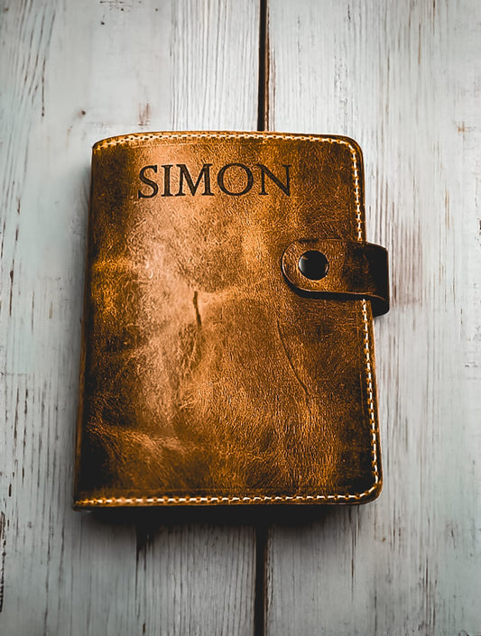 A6 Leather Notebook Cover - Australia -Paratus Leather Co