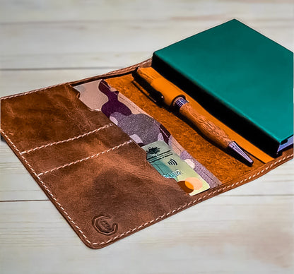 A6 Leather Notebook Cover - Australia -Paratus Leather Co