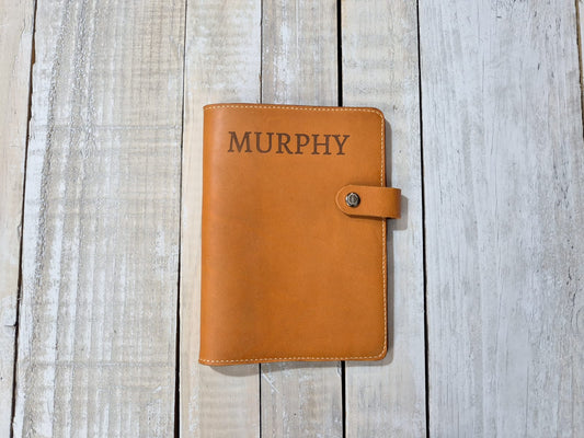 A6 Leather Notebook Cover - Australia -Paratus Leather Co
