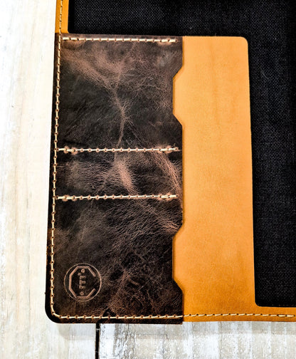 The Amberley: Saddle Tan Outer: A5 Notebook Cover