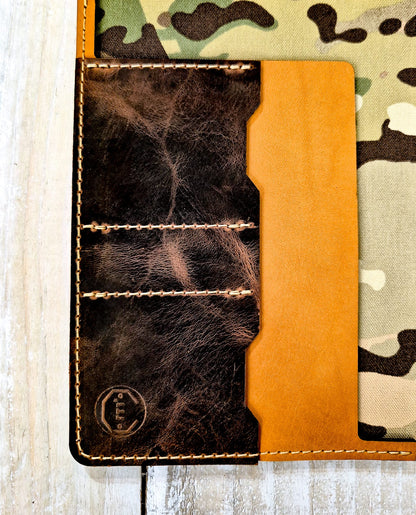 The Holsworthy: Saddle Tan Outer: Moleskine Lrg Notebook Cover