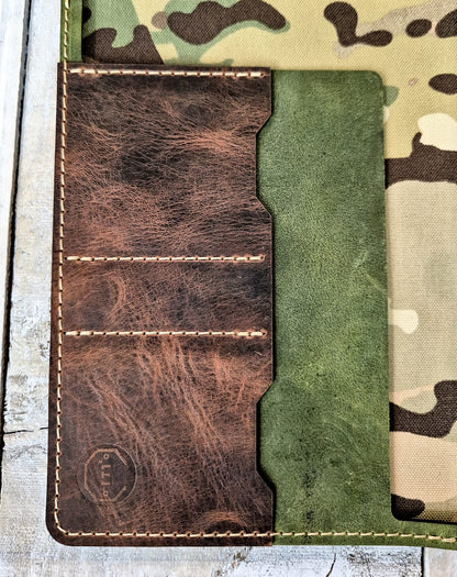 The Holsworthy: Olive Outer: Moleskine Lrg Notebook Cover