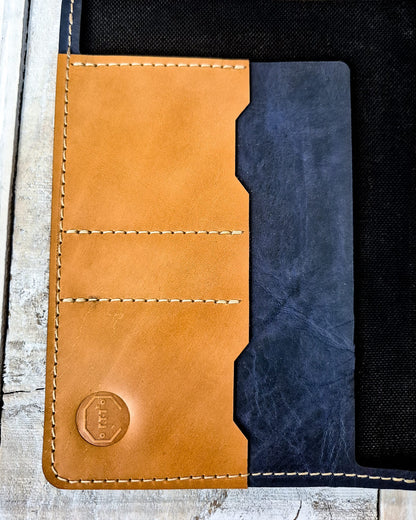 The Holsworthy: Saddle Tan Outer: Moleskine Lrg Notebook Cover