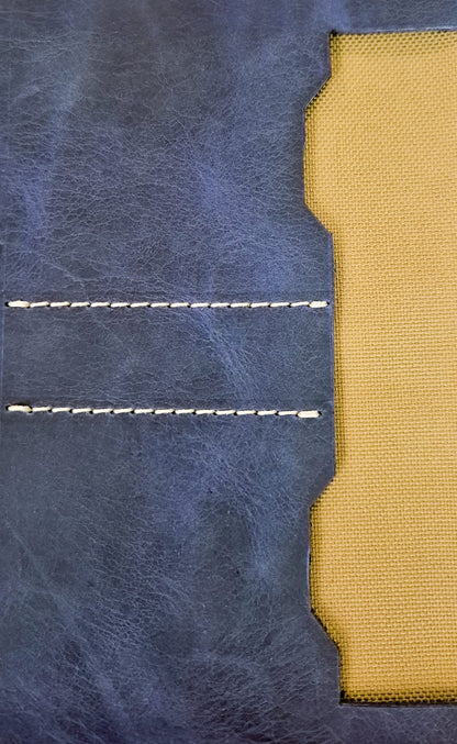 The Robertson: Blue Outer: A6 Notebook Cover