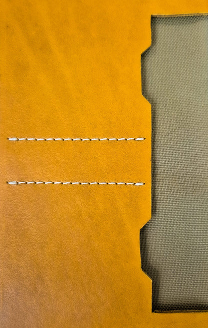 The Robertson: Saddle Tan Outer: A6 Notebook Cover
