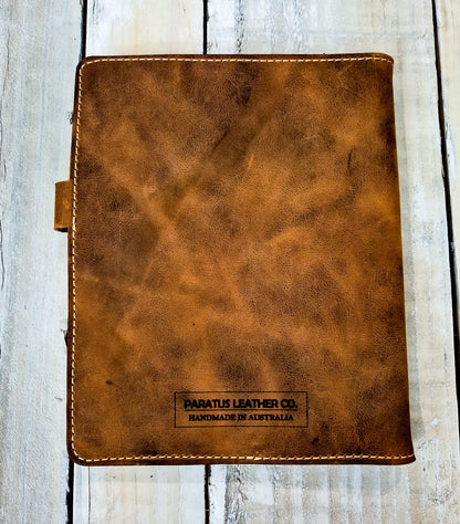 A5 Leather Notebook Cover - Australia -Paratus Leather Co