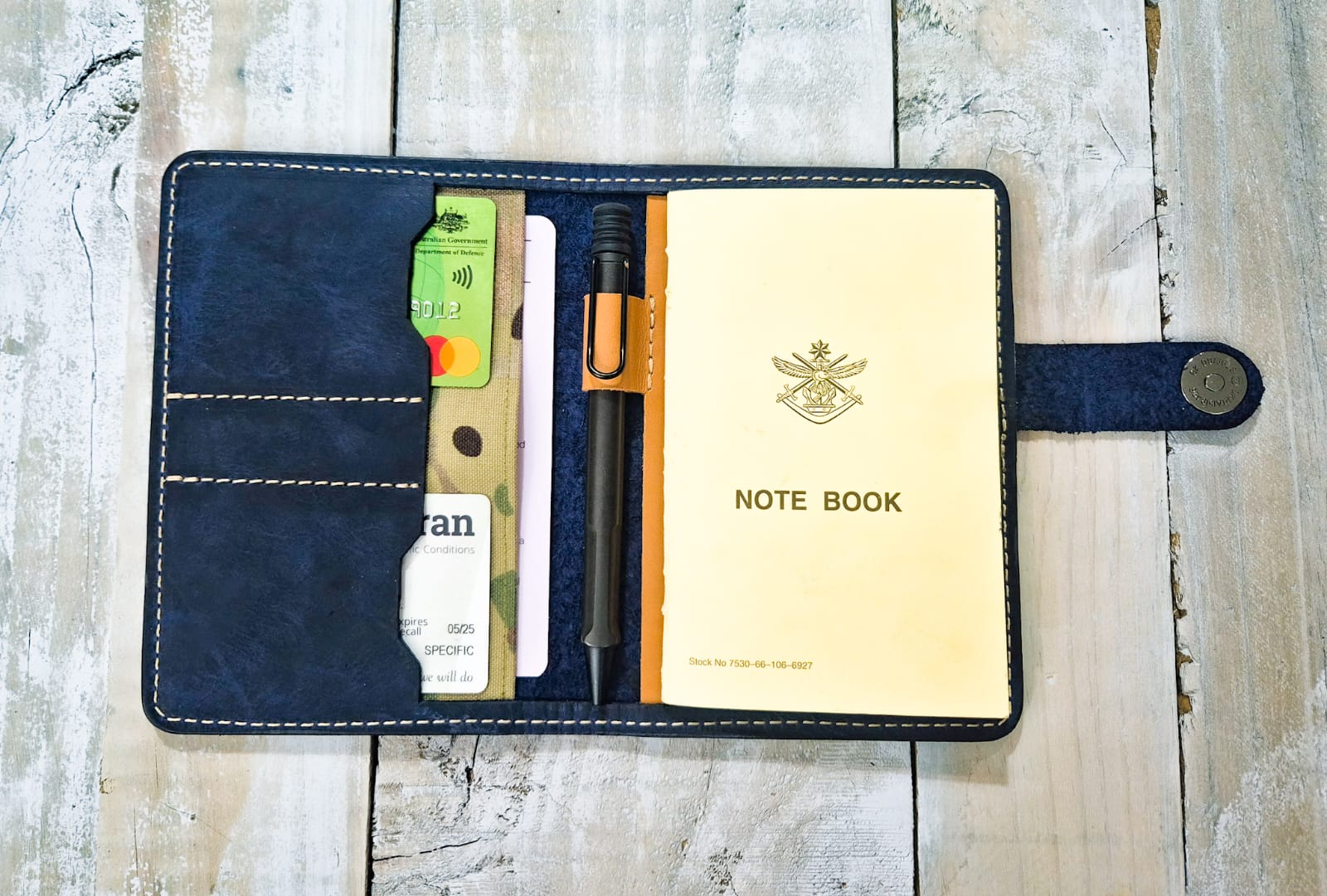A6 Leather Notebook Cover - Australia -Paratus Leather Co