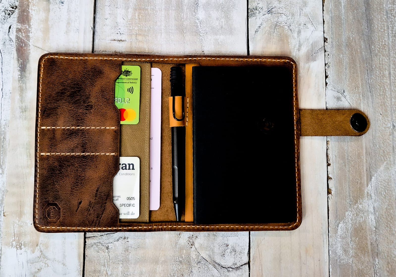 Fieldnote Leather Notebook Cover - Australia -Paratus Leather Co - Kapooka