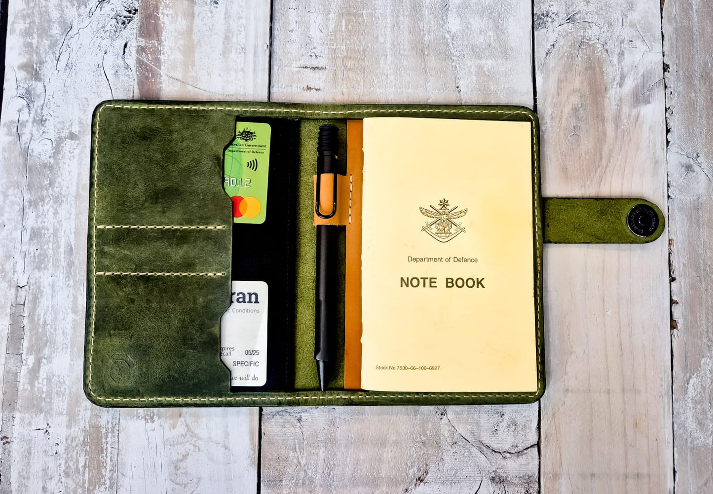 A6 Leather Notebook Cover - Australia -Paratus Leather Co