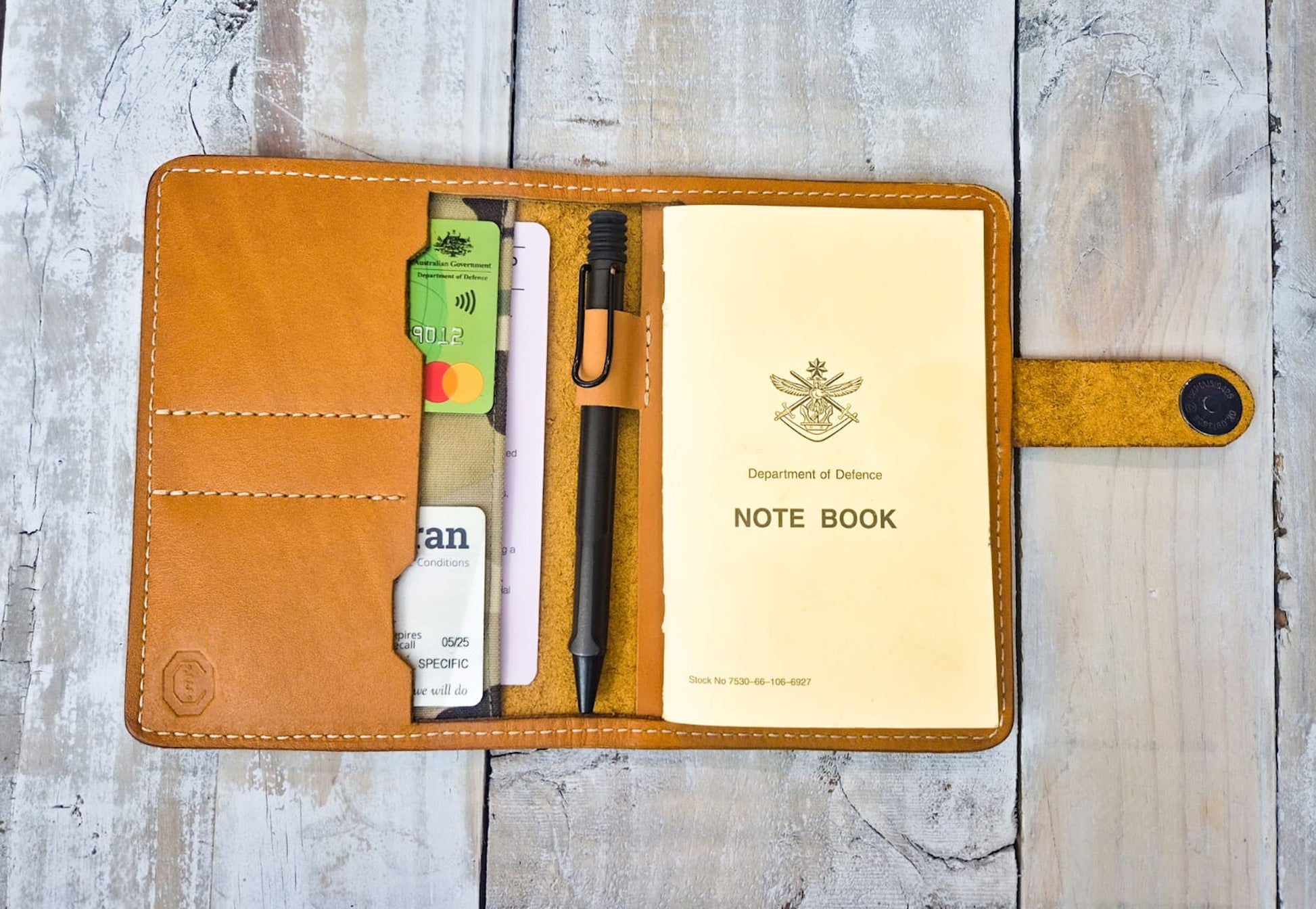 A6 Leather Notebook Cover - Australia -Paratus Leather Co