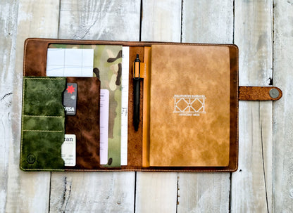 The Amberley: Brown Outer: A5 Notebook Cover