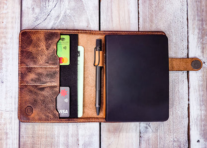 The Robertson: Blue Outer: A6 Notebook Cover