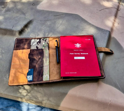 The Victoria: Brown Outer: Red Field Survey Notebook Cover