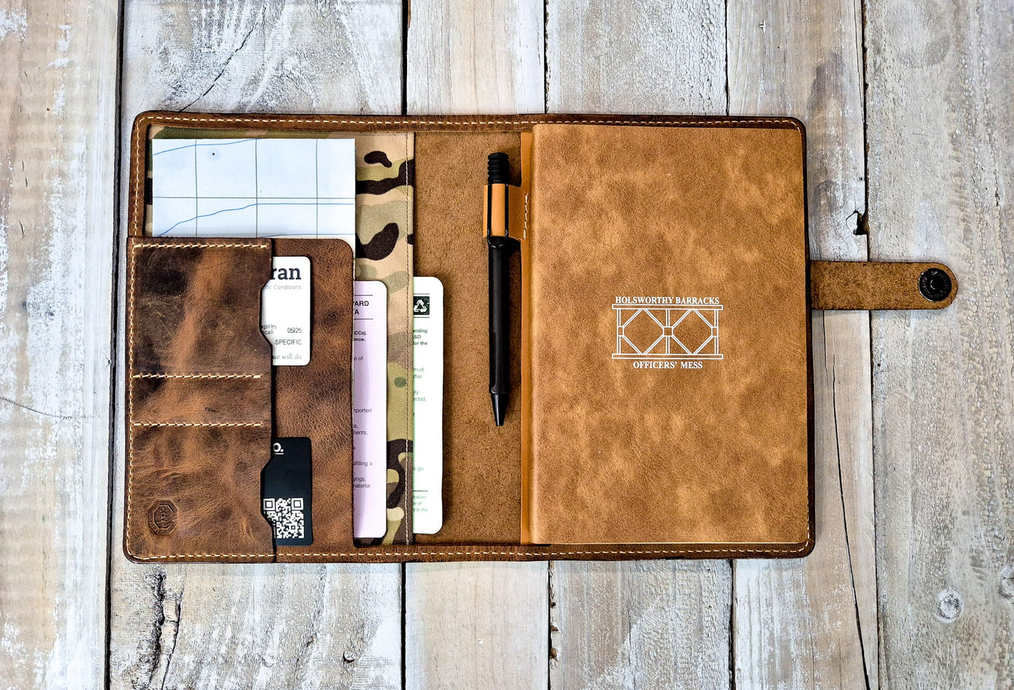 The Holsworthy: Brown Outer: Moleskine Lrg Notebook Cover
