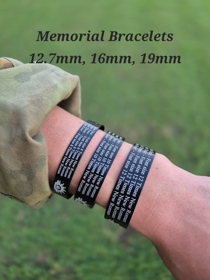 Memorial Bracelet Band (19mm)