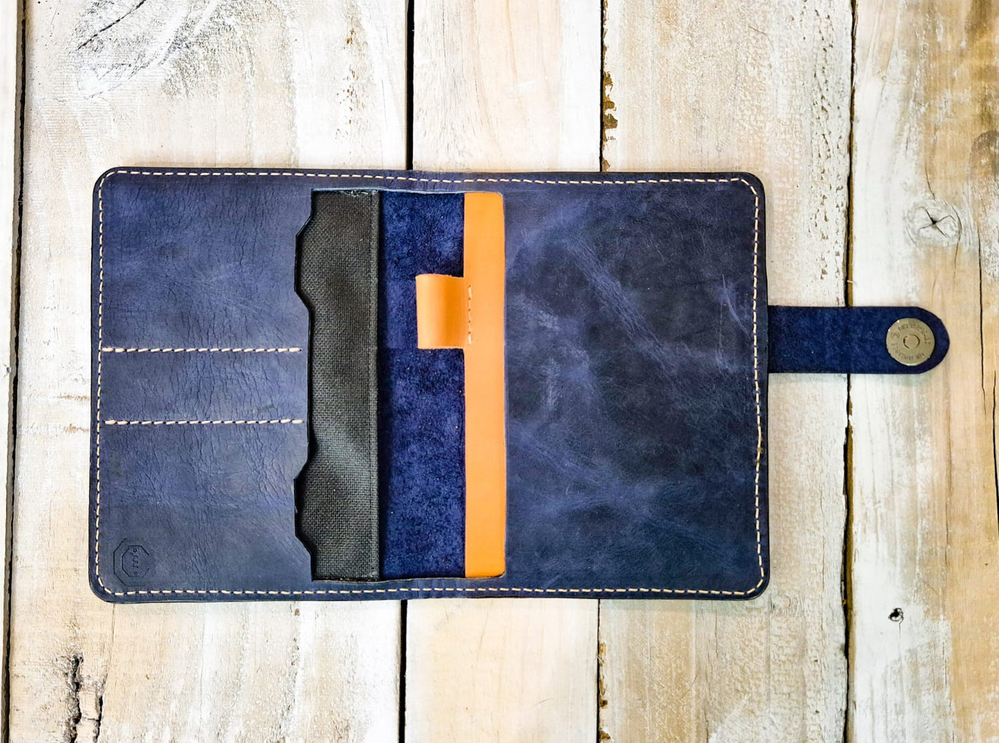 The Robertson: Saddle Tan Outer: A6 Notebook Cover