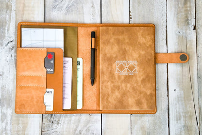 The Holsworthy: Saddle Tan Outer: Moleskine Lrg Notebook Cover