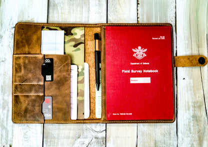 The Victoria: Brown Outer: Red Field Survey Notebook Cover