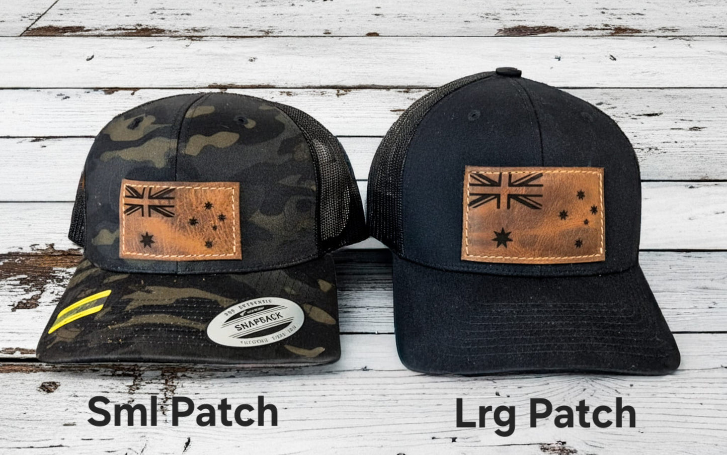 Custom Leather Patch Cap