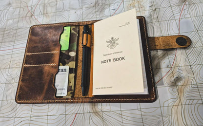 Fieldnote Leather Notebook Cover - Australia -Paratus Leather Co - Kapooka